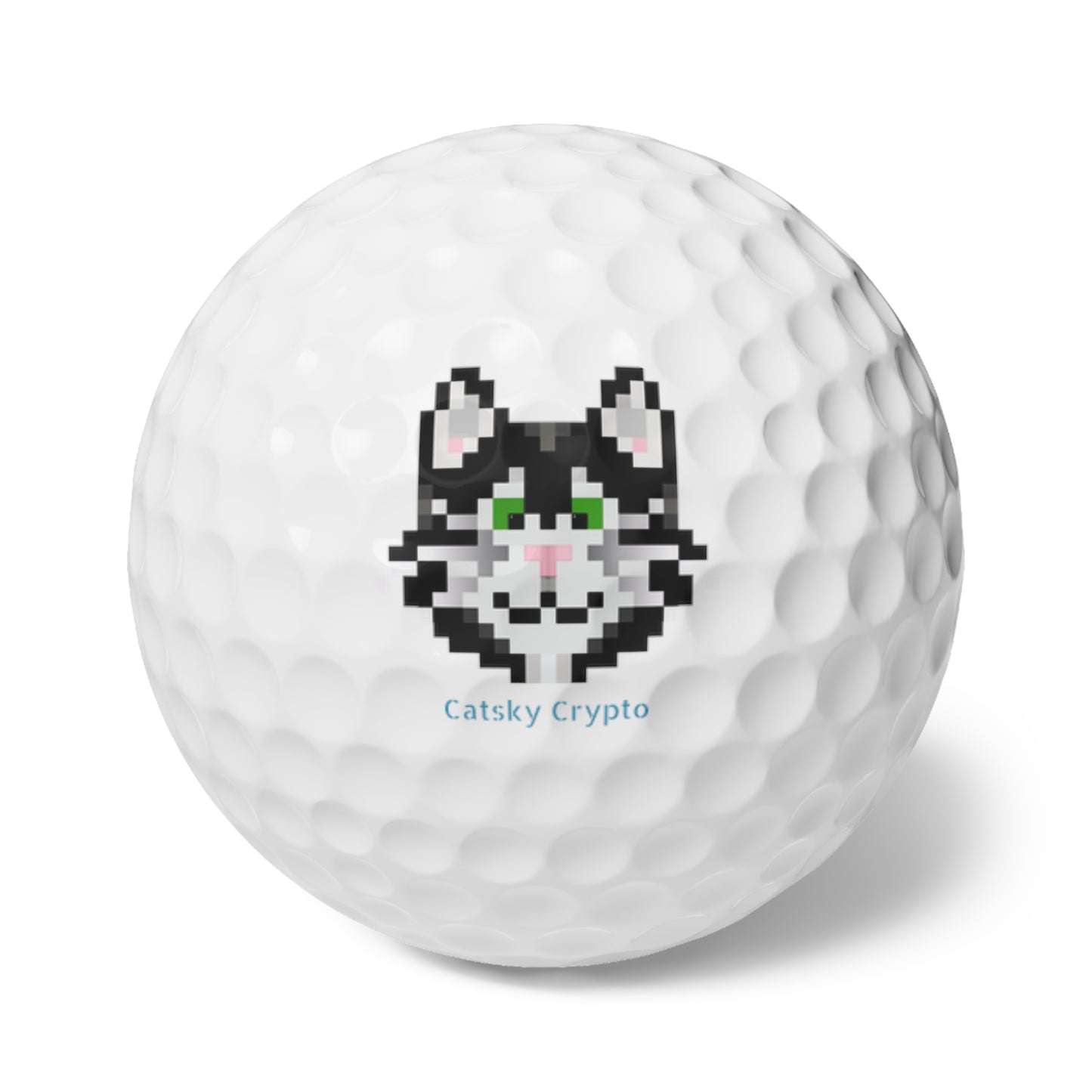Purrrrrfect Catsky Golf Balls, 6pcs