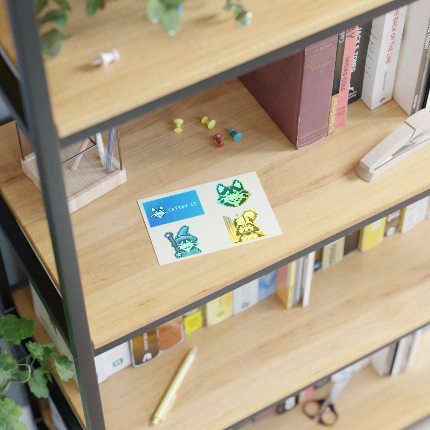 Silly Cat Sticker Sheets