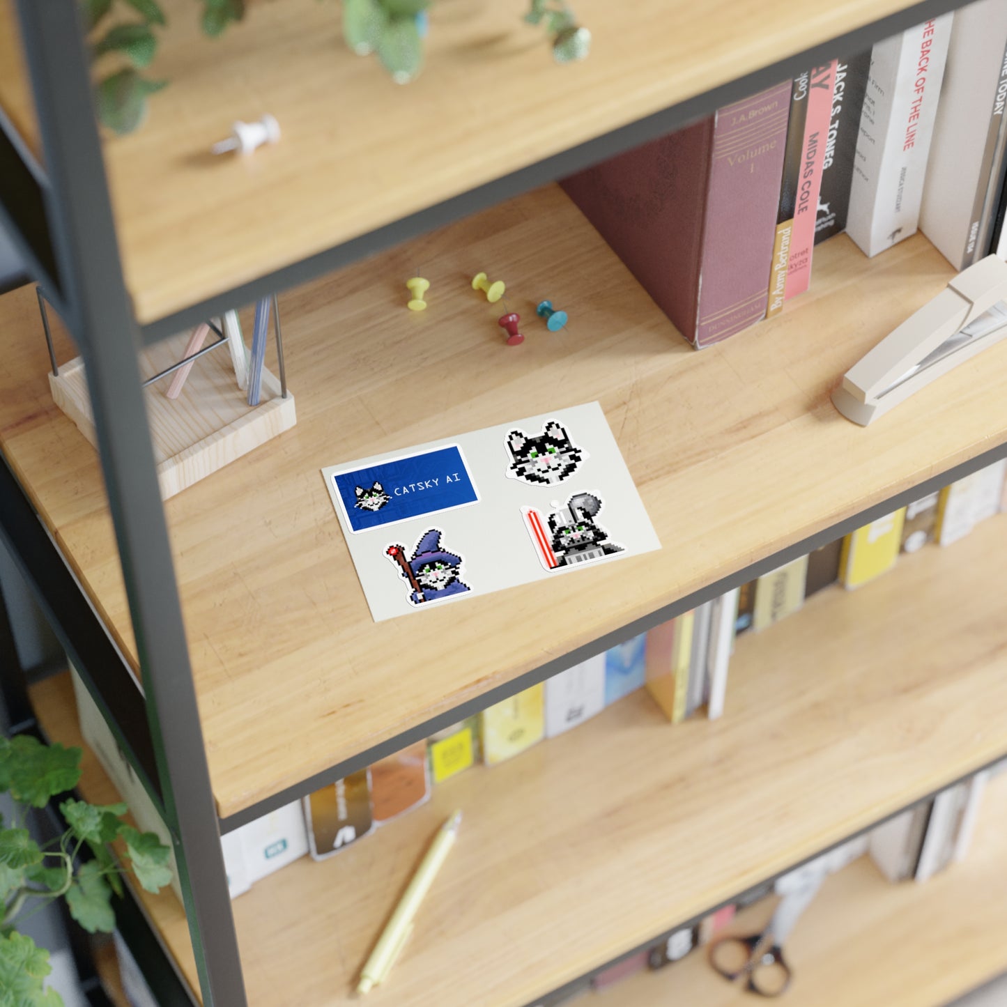 Silly Cat Sticker Sheets