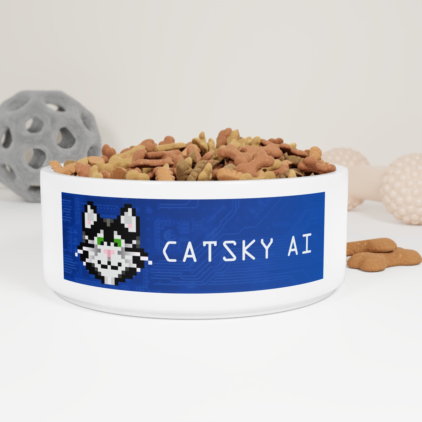 Catsky Chow Pet Bowl