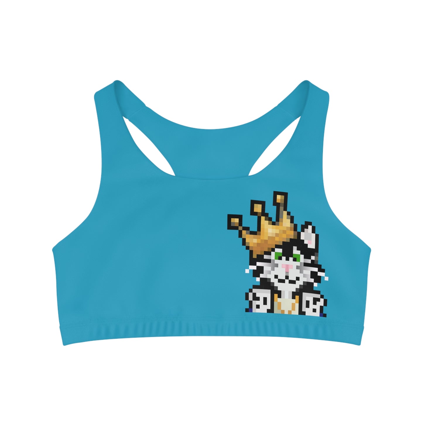 Seamless Catsky Sports Bra (AOP)